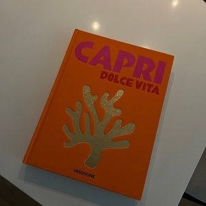 CAPRI DOLCE VITA ASSOULINE COFFEE TABLE BOOK
